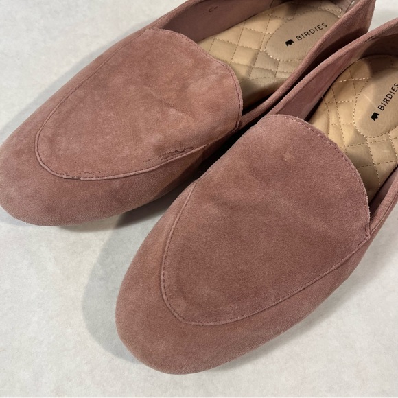 Birdies Vesper Rosewater Pink Suede Loafers Size 9 - Picture 8 of 10